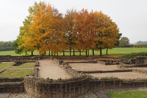 [title] - Die „Römische Villa Haselburg“ ist ein Gutshof (villa rustica) aus dem 2.Jh. Die Ausgrabungsstätte ist ein frei zugängliches Freilichtmuseum und ein touristisches Highlight im Odenwald.